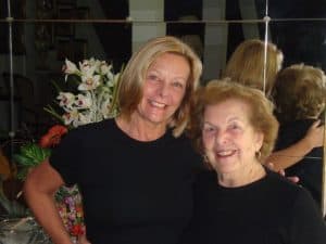 Laurie Young and her mother