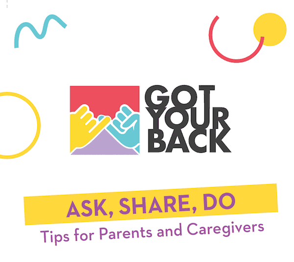 Got your Back, tips for parents and caregivers image