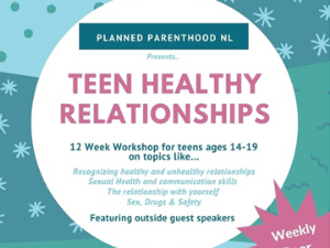 Teen healthy relationships workshop