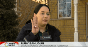 Ruby Bahugun, Signal for Help Responder 