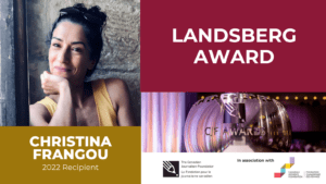 Christina Frangou, 2022 Landsberg Award Winner