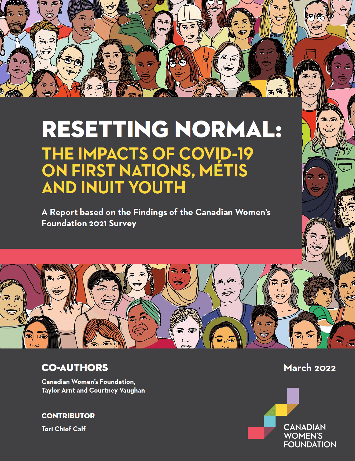 Cover of Resetting Normal Report on Pandemic Impacts on First Nations, Metis and Inuit youth