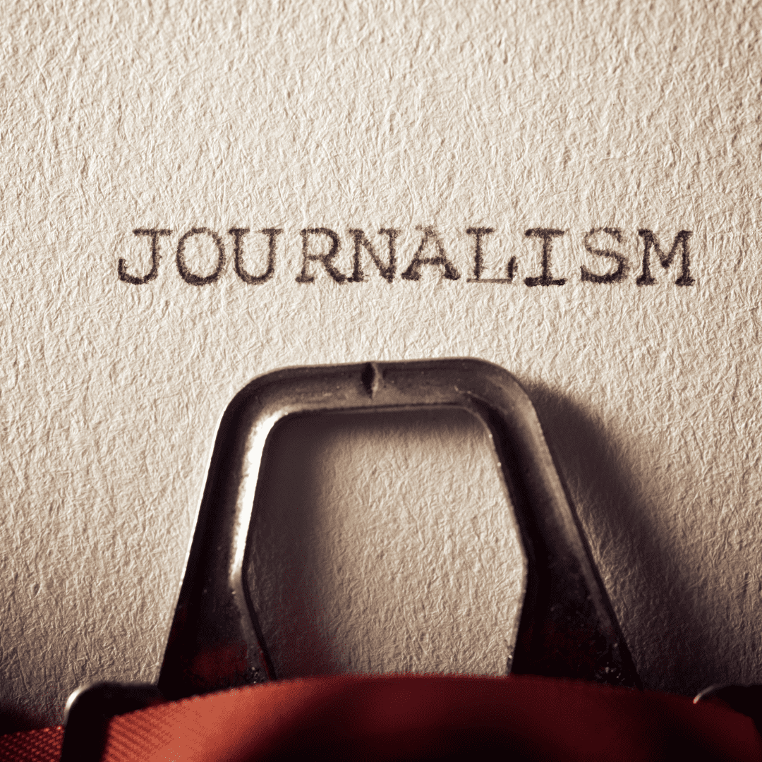 Typewriter journalism for feminist journalist blog