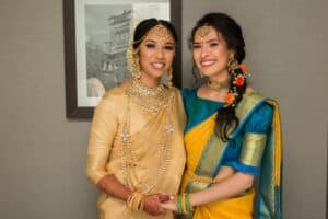 Ishwarya and Santhoshi, Canadian Women's Foundation supporters