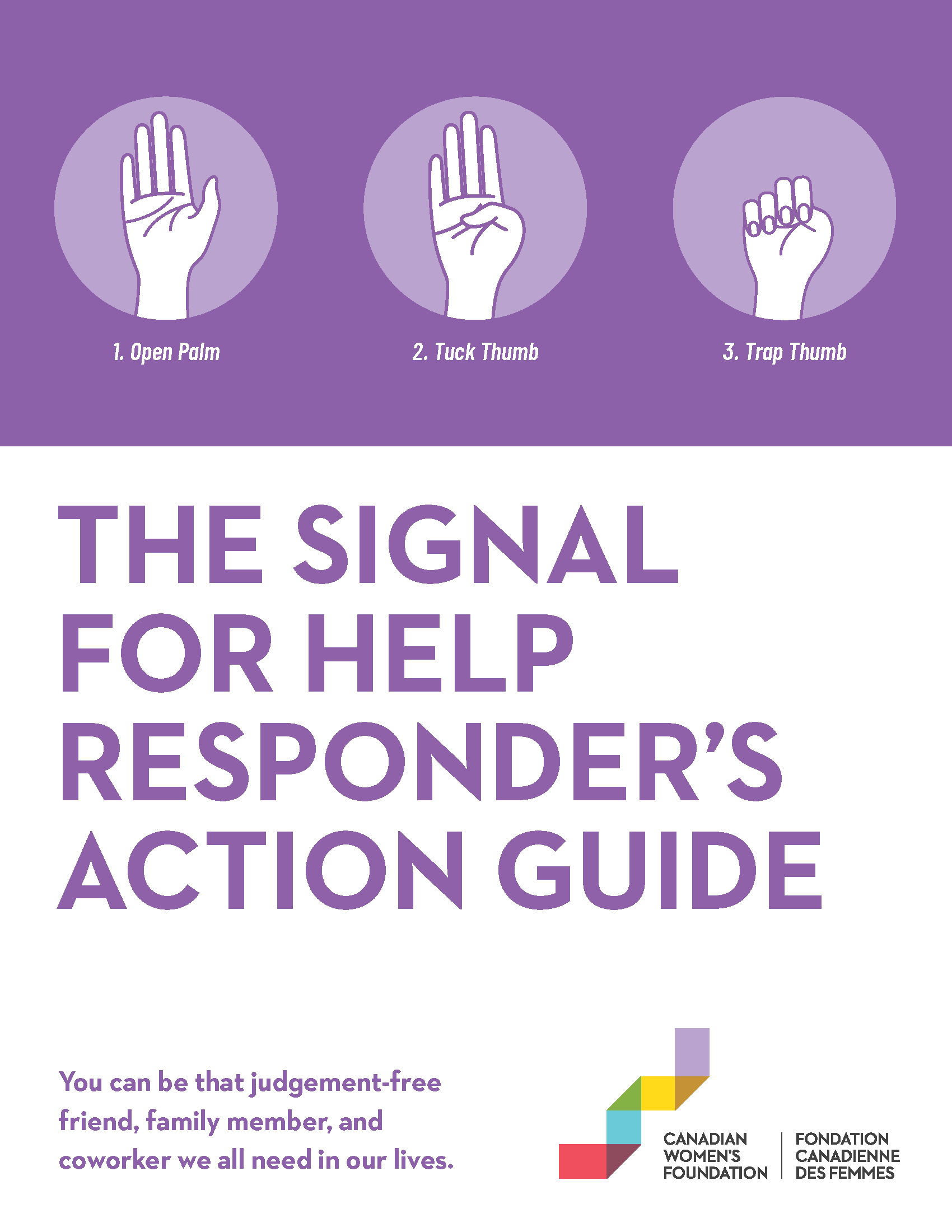 Signal For Help | Use Signal to Ask for Help | Canadian Women's Foundation