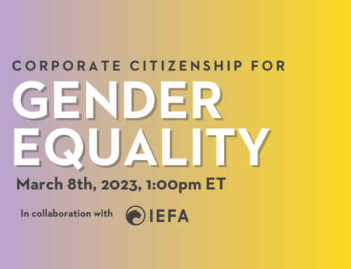 Corporate Citizenship for Gender Equality Online Event
