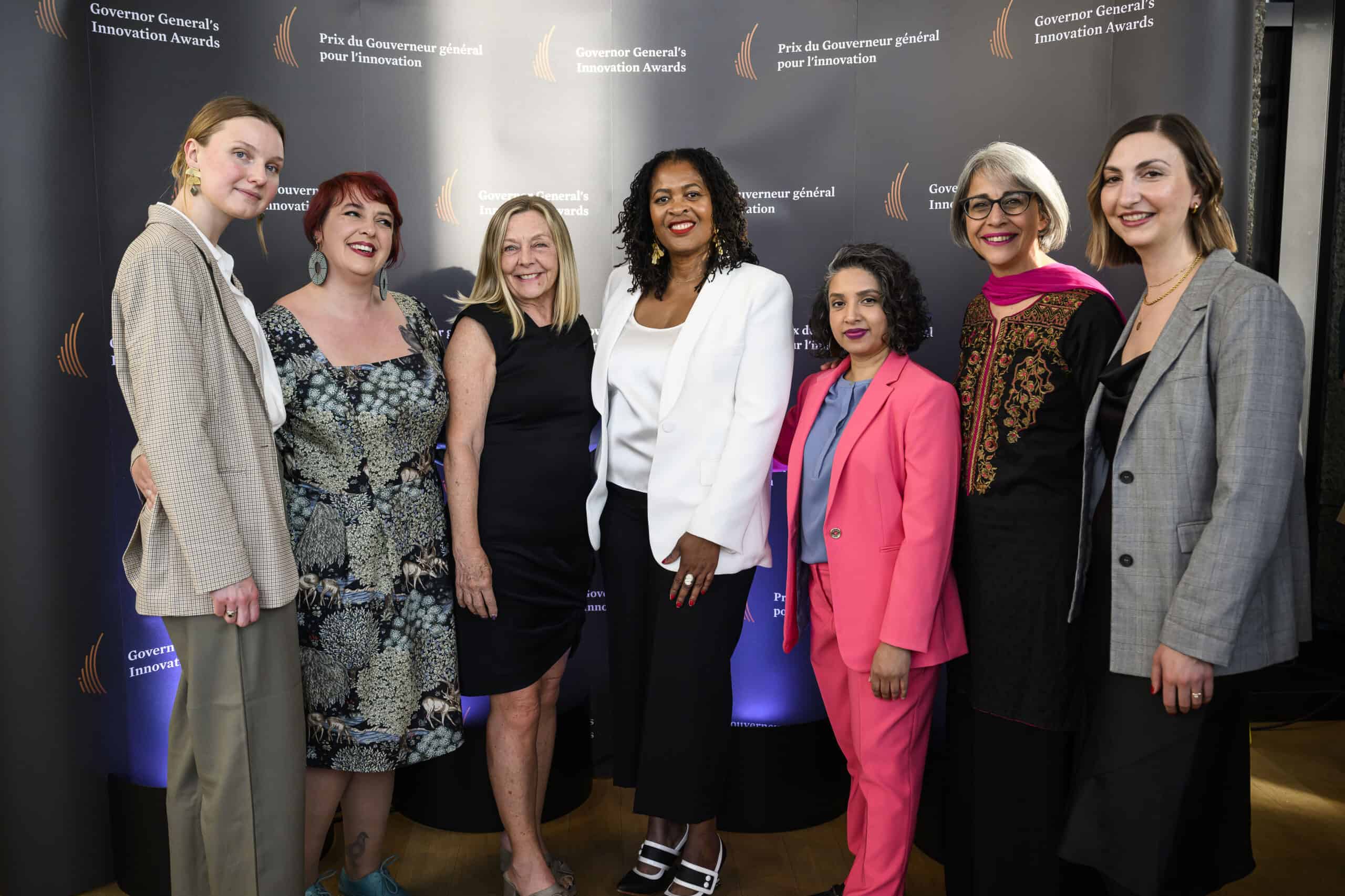 Canadian Women's Foundation staff at Governor General's Innovation Awards