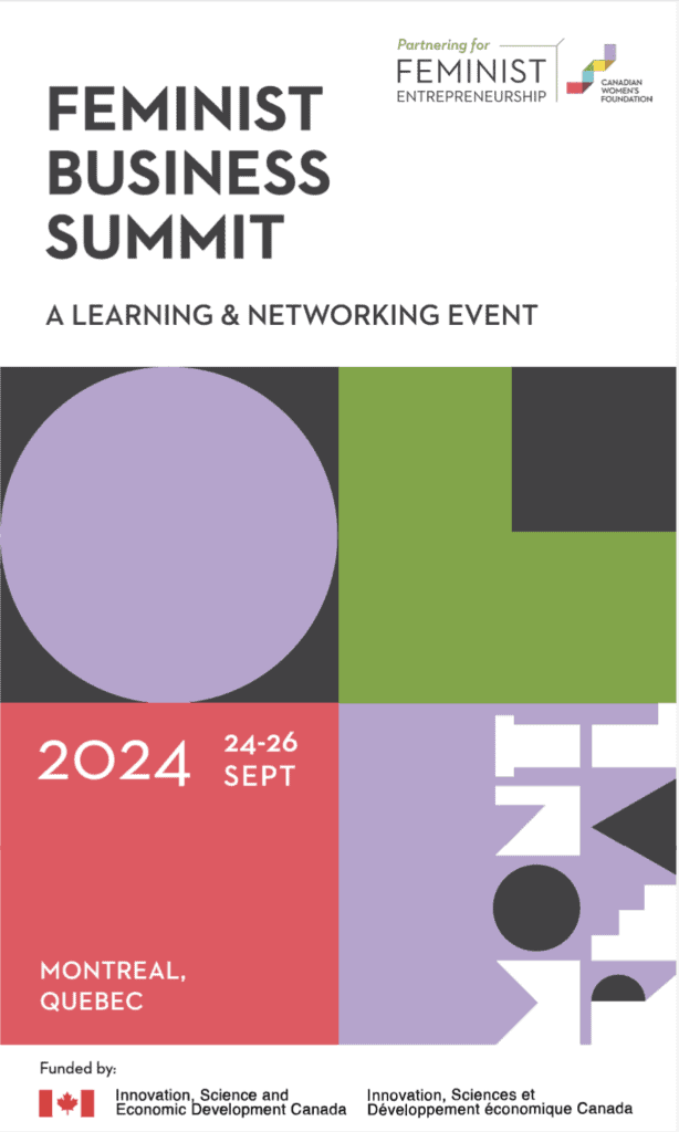 Cover page of Feminist Business Summit 2024 Program