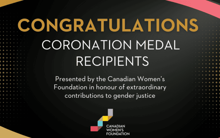 Image says: Congratulations Coronation Medal Recipients