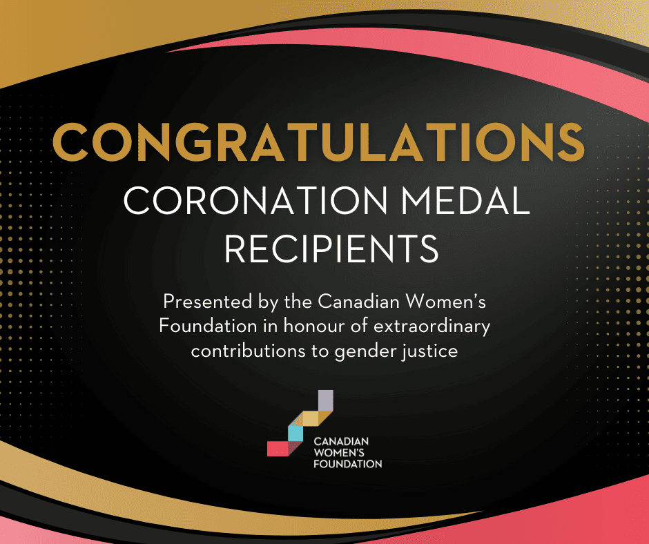 Image says: Congratulations Coronation Medal Recipients